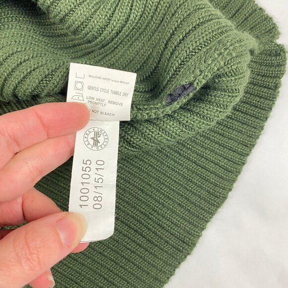 Alpha Industries Flight Sweater Mens XL Military Elbow Patch Knit - Picture 12 of 12